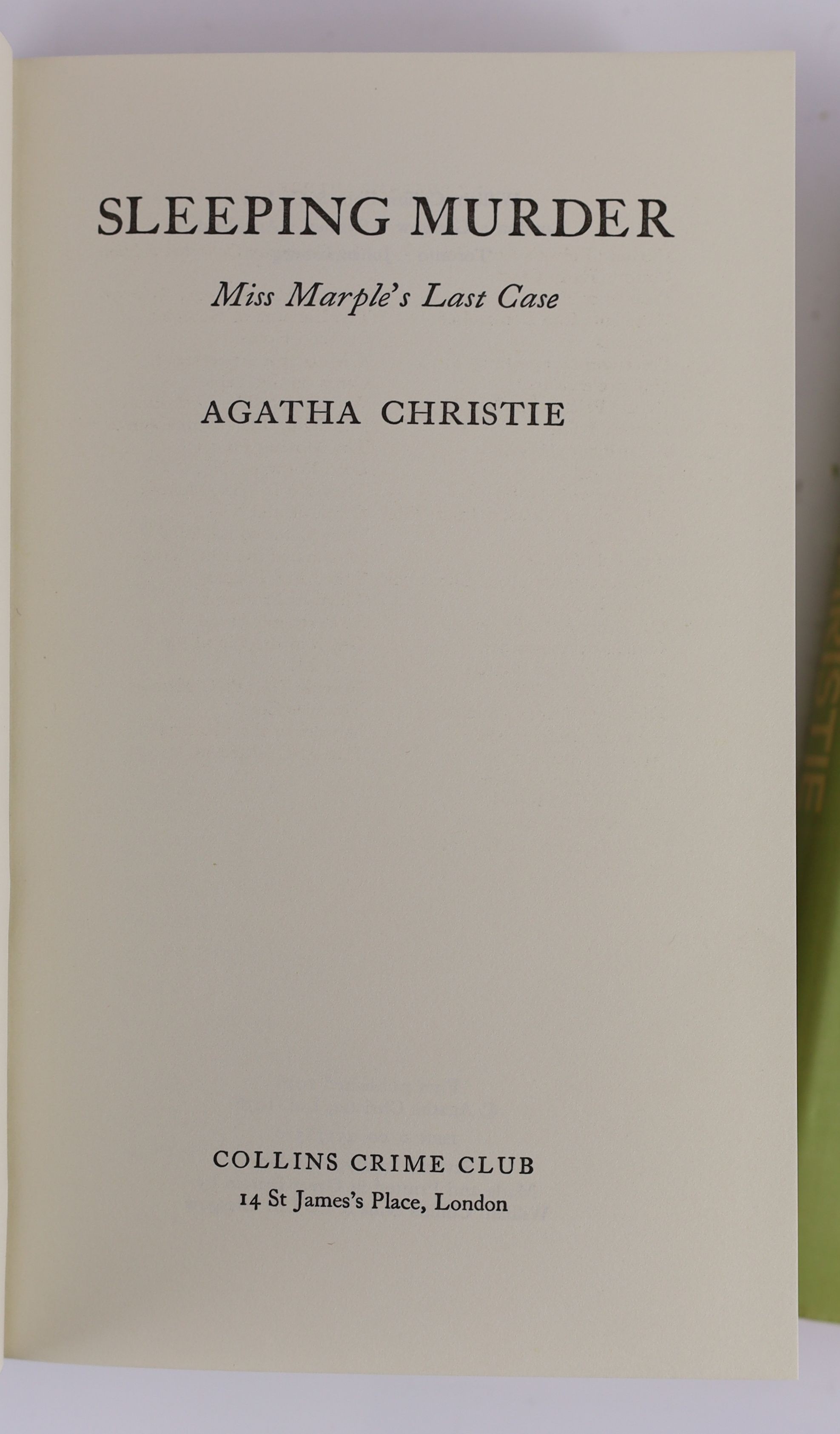 Christie, Agatha - Two works - Elephants Can Remember, 1st edition